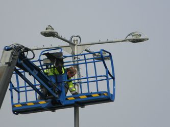 Pågående installation ATEX / EX LED belysning i oljehamnen Norrköping